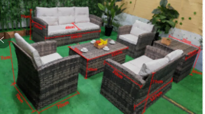 OUTDOOR FURITURE SOFA SET