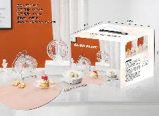 Set staklenih tanjira – 6 komada