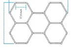 5 hexagonal lamp CCT