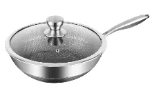 SS-01 Tri-Ply SS Double side Etching Wok