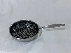 DM-01 One-Ply 1.2mm Inside Etching Outside matte finish fry pan