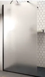 1. 8mm GREY glass 2. AL.PROFILE IN CHROME 3. SS SQUARE WALL ROD 120x200
