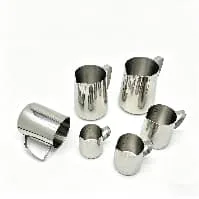 milk pitcher(silver) SS201 0.8MM PE bag+white box+master box