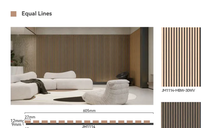 ACOUSTIC WALL PANEL    PAPER FILM DT15